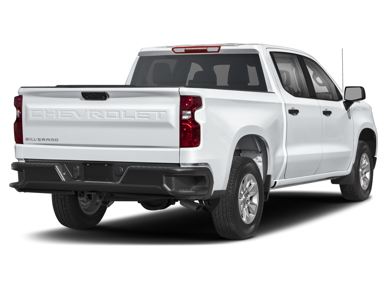 2026 Chevrolet Silverado 1500 — rear three-quarter view