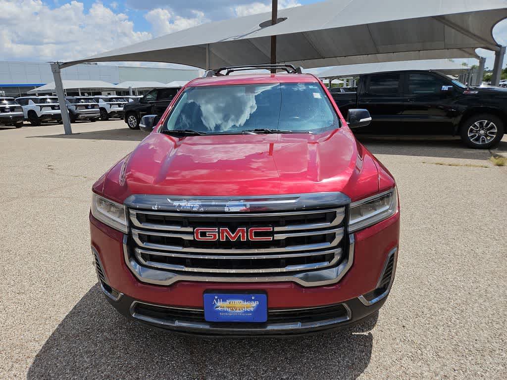 2020 GMC Acadia — rear three-quarter view