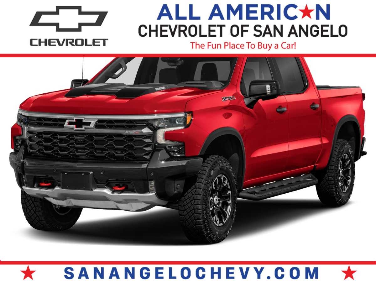 2026 Chevrolet Silverado 1500 ZR2 in Summit White — front three-quarter view