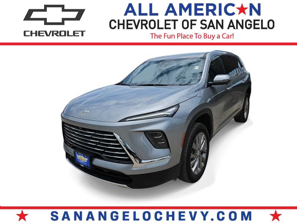 2025 Buick Enclave Preferred in Moonstone Gray Metallic — front three-quarter view