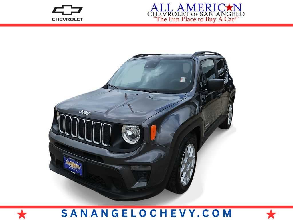 2021 Jeep Renegade Sport in Gray/Gray — front three-quarter view